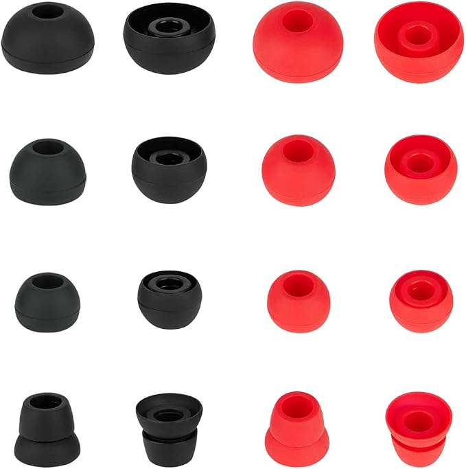 Replacement Silicone Ear Tips Earbuds Eargels Earpads Compatible - Image 2