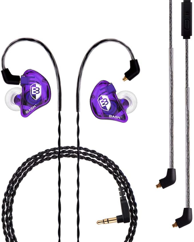 BASN in Ear Monitor Headphones for Musicians Audiophiles Drummers, Bsinger Pro by BASNAudio