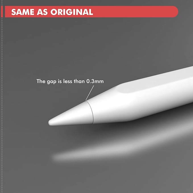 MEKO 4 Pack Replacement Tips for Apple Pencil 1st Gen & 2nd Gen, Pen Nibs for - Image 4