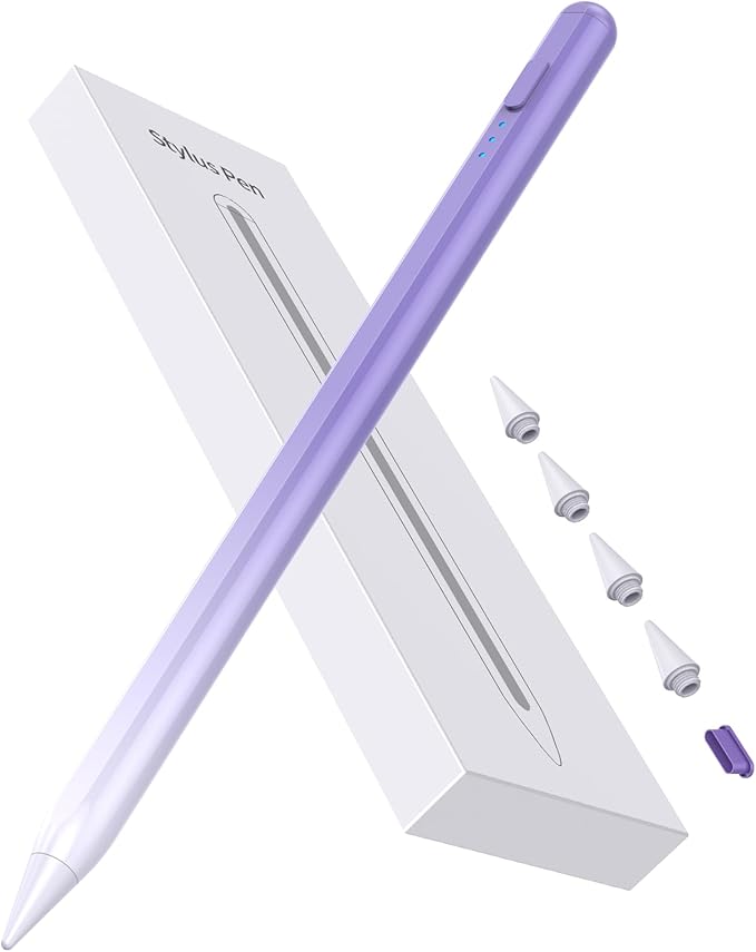 Stylus Pen for iPad 2018-2025, 15Mins Fast Charge for Apple Pencil, Palm - Image 8