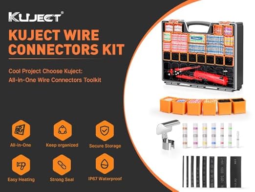 Ultimate All-in-One Heat Shrink Solder Seal Wire Connectors Kit – Wire Striper - Image 18