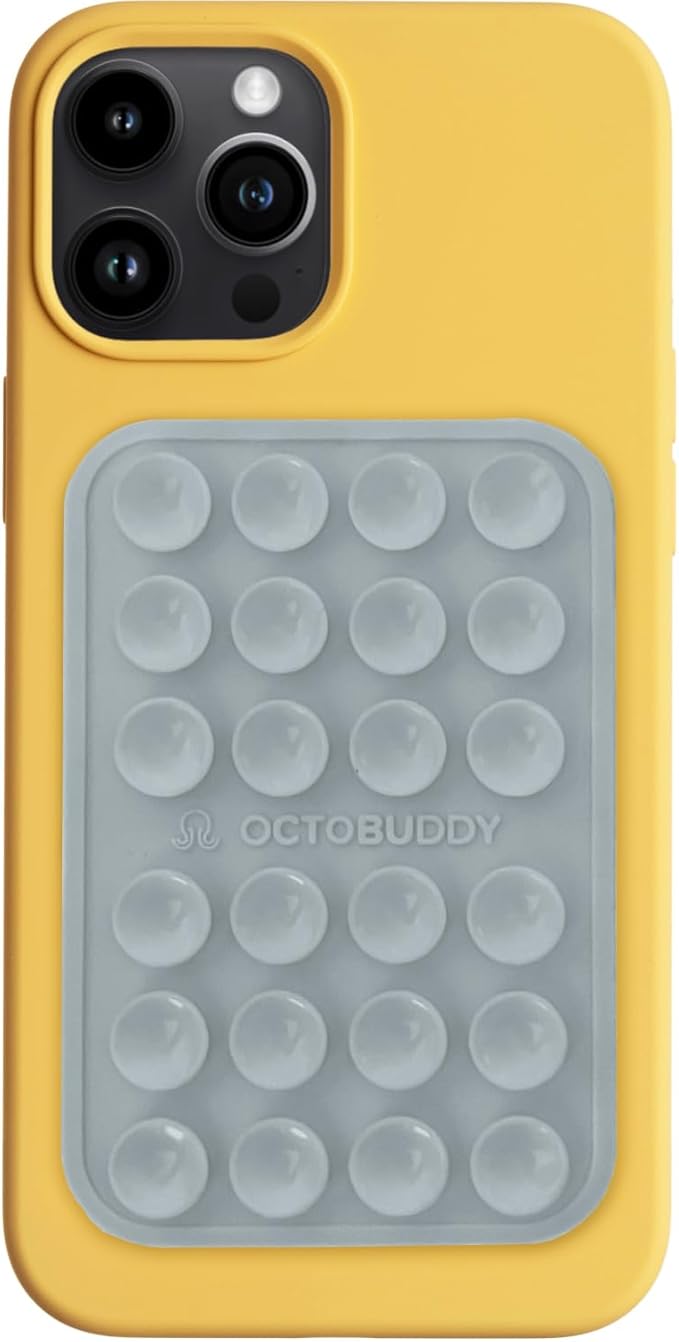 Classic MAX - Silicone Suction Phone Case Adhesive Mount - Hands-Free, Strong by Octobuddy