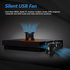 Mini, Compact 40mm x 20mm USB Fan, - Image 2