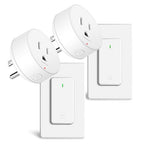 Wireless Wall Switch Remote Control Outlet, TUV List, No Wiring Needed by greencycle
