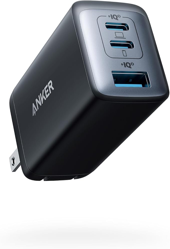 Anker USB C Charger, PPS 3-Port Fast Compact Foldable Wall Charger by Anker