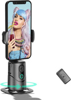Auto Face Tracking Phone Holder, No App Required, 360° Rotation Phone Camera by SYHsdzg+and+happiness+with+you+every+day%21