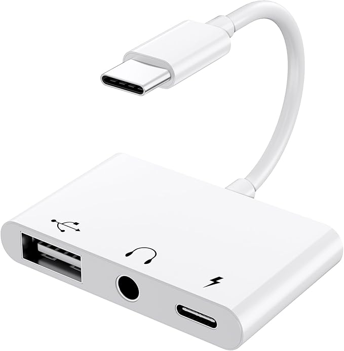 USB C to 3.5mm Jack Headphone Adapter by FEINODIiPhoneAdapter