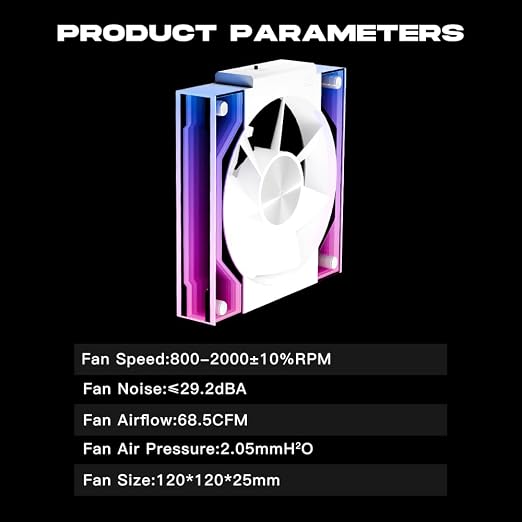Jungle Leopard Interstellar V3 120mm PC Case Fan Infinity Mirror Module - Image 7