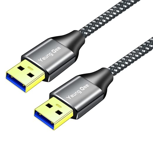 USB 3.0 A to A Male Cable 20 ft, Super Speed Type A Male to Male Cable USB 3.0 by Yeung+Qee