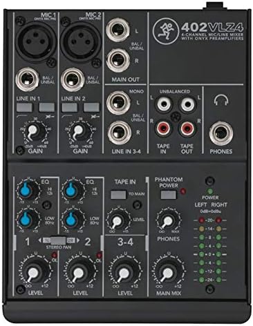 Mackie 402VLZ4, 4-channel Ultra Compact Mixer - Image 2