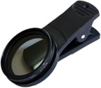 37mm CPL Phone Camera Lens, Clip-On Cellphone Lens CPL Filter Polarizer by LIFTATAPA