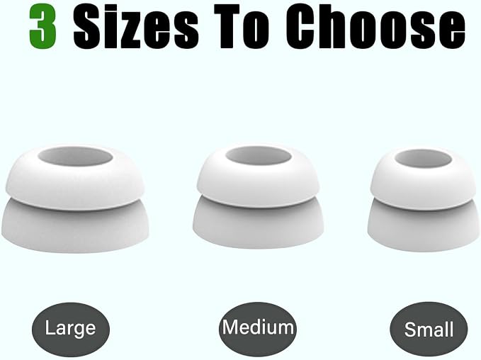Double Flange Earbud Tips for Beats Studio Buds Replacement Cover Ear Tips for - Image 5