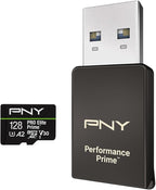 PNY 128GB PRO Elite Prime™ C10 U3 V30 A2 microSDXC Flash Memory Card & by PNY