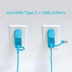 BLACK+DECKER USB C Multi Charging Cable, Fast Multi Charger Cable w/Adapter - Image 4