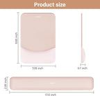 MOSISO Wrist Rest Support for Mouse Pad&Keyboard Set, Rectangular Ergonomic - Image 7
