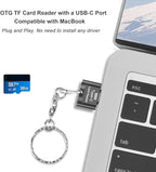 Type C Micro SD Card Reader, BorlterClamp USB C TF Card Reader Adapter - Image 6