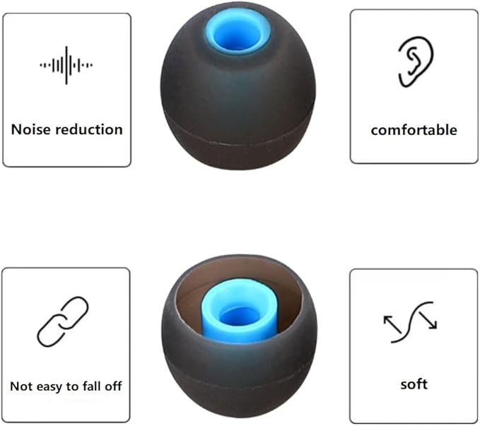 Earbud Silicone Ear Tips Replacement Earbuds Gels - Image 7