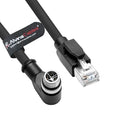 Alvin's Cables M12 X-Code 8 Pin Male to RJ45 Ethernet Cable by AlvinsCables