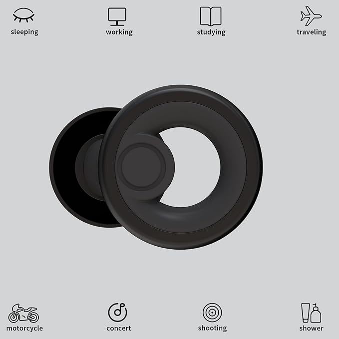 Ear Plugs for Noise Cancelling Ear Protection EarPlugs for Sleep, 8 Size Eartips - Image 2