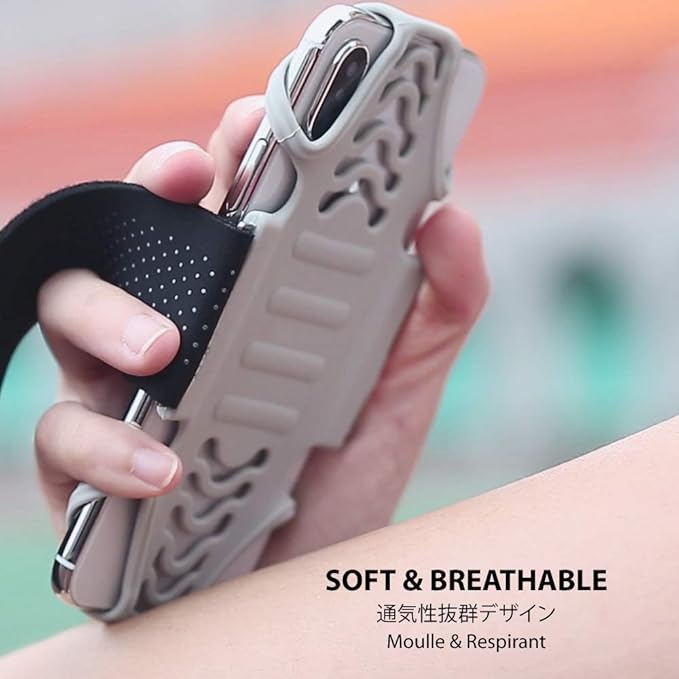 BONE Run Tie, Running Cell Phone Holder, Skin-Friendly & Washable Silicone - Image 3