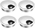 uxcell Cable Hole Cover, 2.1Inch/53mm Zinc Alloy Desk Wire Cord Cable Grommets by uxcell
