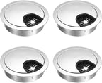 uxcell Cable Hole Cover, 2.1Inch/53mm Zinc Alloy Desk Wire Cord Cable Grommets by uxcell