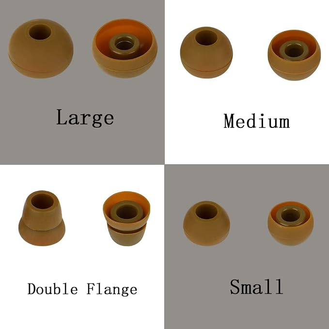 Silicone Replacement Earbud Tips Eartips Earbuds Eargels Compatible - Image 3