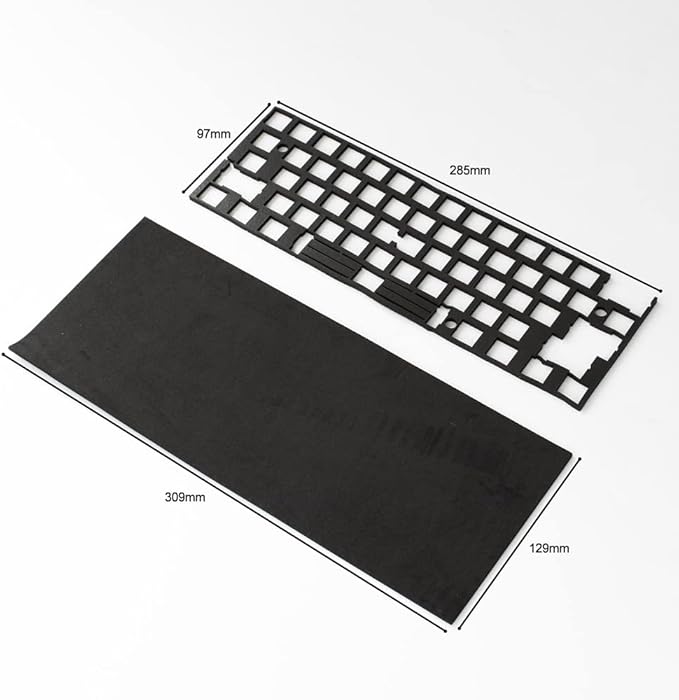 mintcaps Keyboard Sound Dampening Foam 61 Layout Silencer Pad Gasket EVA Foam - Image 2