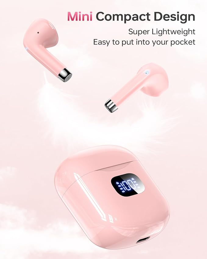 KTGEE Wireless Earbuds Bluetooth 5.3 Headphones, 40Hrs Playback Stereo Ear Buds - Image 3