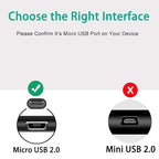 GUY-TECH USB Pc Data Cord for Doss Motion Sensor Bluetooth Portable Speaker - Image 2