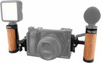 Wooden NATO Side Handle Mini Grip & NATO Rail 50mm - Image 6