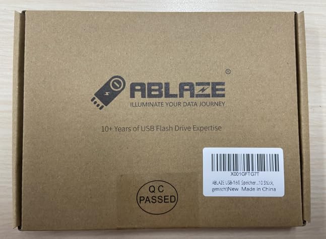 ABLAZE 16GB Flash Drive 10 Pack, USB 2.0 Memory Stick - Image 9