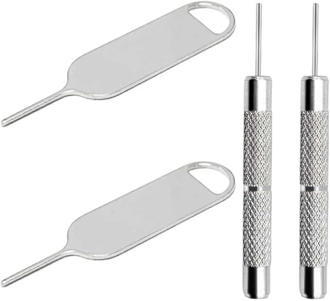 4 Pcs SIM Card Removal Openning Tool Tray Eject Pins Needle Opener Ejector by Unknown