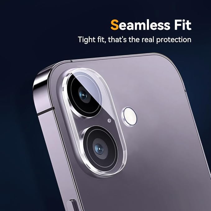 Camera Lens Protector for iPhone 16 6.1" / iPhone 16 plus 6.7", 9H Tempered - Image 6