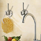 4 Pack Brushed Nickel Coat Hooks - Image 5