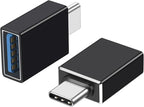 USB C Male to USB A Female Adapter, USB 3.2 GEN2 10Gbps High-Speed Data PD 60W by TAIBEYOR