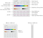 BTF-LIGHTING WR01RF Wireless 2.4G RF 4 Zones RGB RGBW RGBCCT Wall Mounted Smart - Image 7