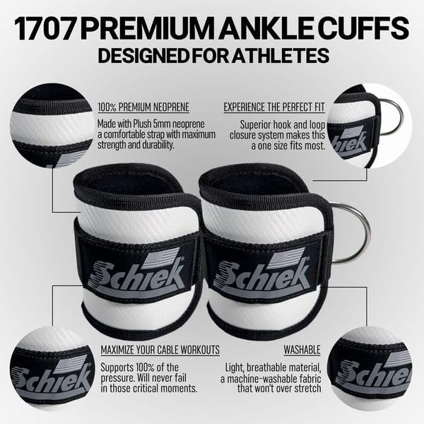 Schiek Sports 1707 Ankle Cuffs - Image 3