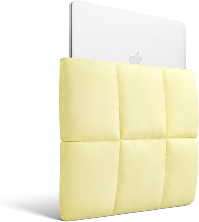 Comfyable Puffy Laptop Sleeve 15 Inch 16 Inch, Quilted Puffer Laptop Carrying - Image 2