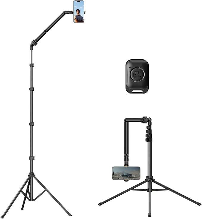 TODI 86" Tripod for iPhone, Phone Tripod Stand by TODI