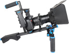 Shoulder Rig Stabilizer Kit, Aluminum Alloy Camera Stabilizer Cage - Image 9