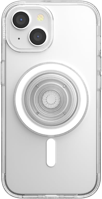 PopSockets iPhone 15 Case with Round Phone Grip Compatible with MagSafe - Image 2