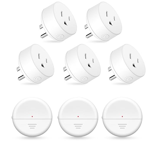 NineLeaf Wireless Motion Sensor Outlet, Adjustable Sensing Mode, 260FT Wireless by NineLeaf