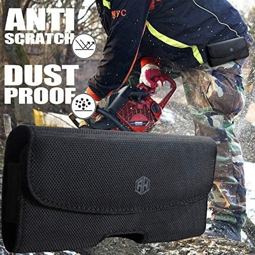 AH Men Phone Belt Holder Pouch Cell Phone case Nylon Phone Holster - Image 5
