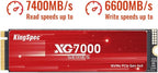 KingSpec XG7000 8TB NVMe SSD PCIe 4.0-7400MB/s Read Speed, 3D TLC NAND M.2 2280 - Image 9