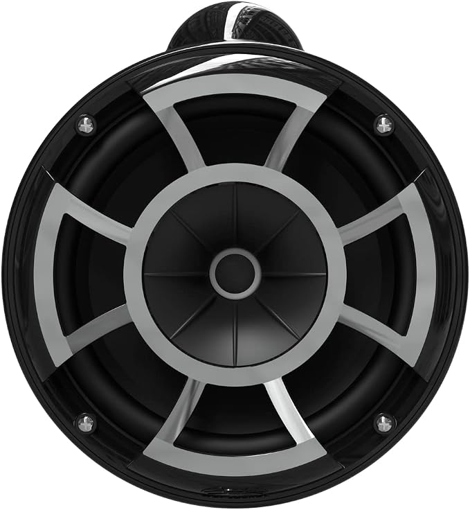 wet sounds Rev 8 Black V2 Revolution Series 8" Black Tower Speakers w/Fixed - Image 8