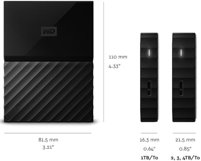WD My Passport for Mac Portable External Hard Drive - Image 3