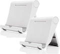 Cell Phone Stand for Desk 2 Pack Mobile Phone Holders Desktop Tablet Stand by JUSDIQIR