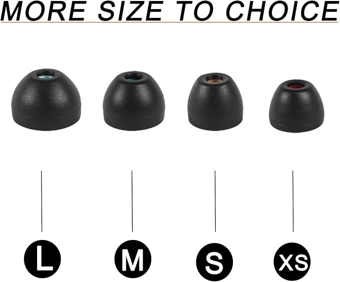 Silicone Ear Tips for Sony Earbuds Replacement for WF-1000XM4 WF-1000XM5 - Image 3
