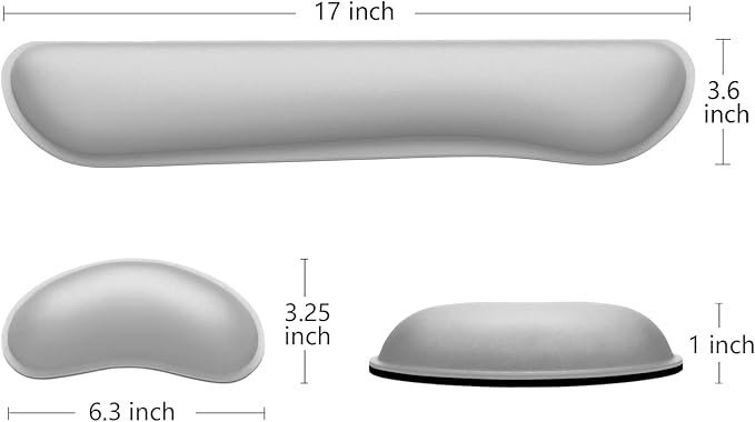 Dapesuom Enlarge Keyboard Wrist Rest, Memory Foam Wrist Cushion - Image 5